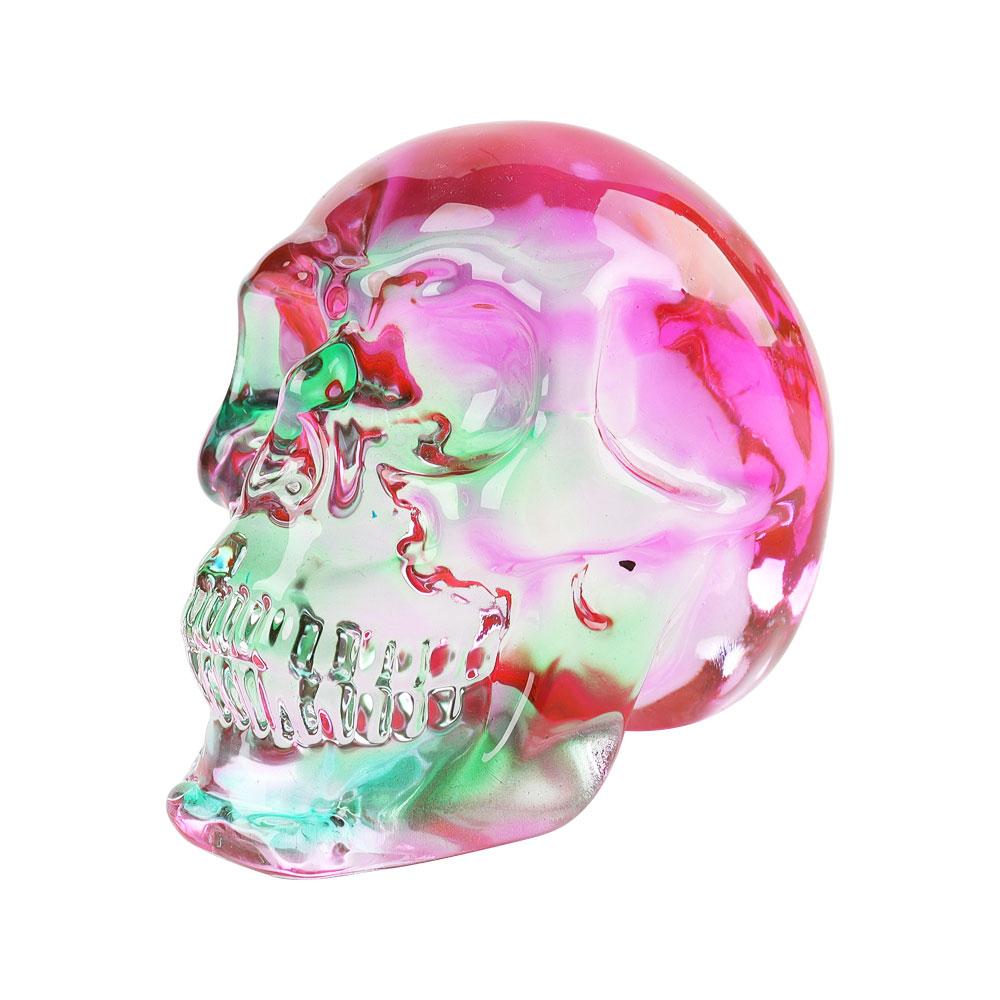 Aura Crystal Rainbow Skull Carving on Discount Best Crystal Wholesalers