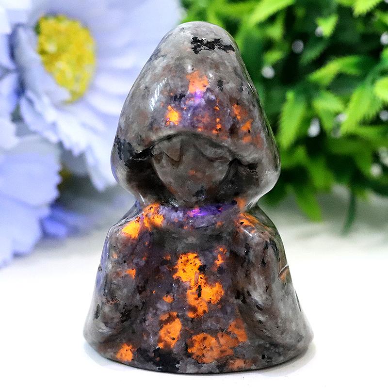 3" Yooperlite Witch Crystal Carvings for Halloween Best Crystal Wholesalers