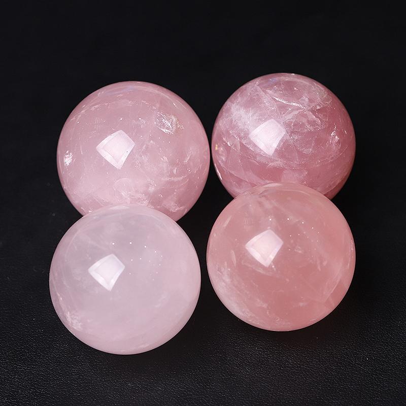 1.5" Rose Quartz Crystal Sphere Best Crystal Wholesalers