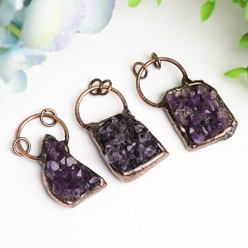 Amethyst Crystal Cluster Pendant Bulk Crystal wholesale suppliers