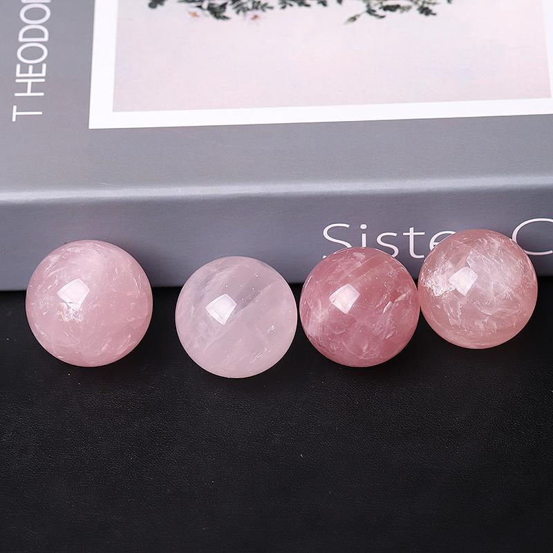 1.5" Rose Quartz Crystal Sphere Best Crystal Wholesalers