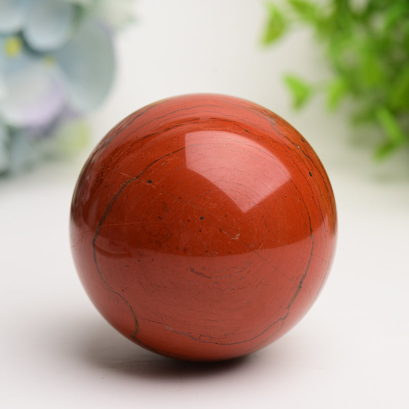 2.5"-3.0" Red Jasper Crystal Sphere Bulk Crystal wholesale suppliers