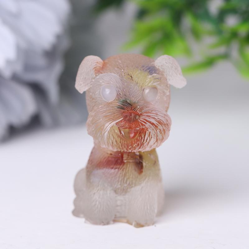 Wholesale Resin Crystal Schnauzer Dog Best Crystal Wholesalers