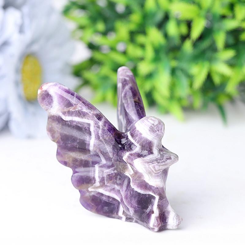 2.4" Dream Amethyst Fairy Crystal Carvings Best Crystal Wholesalers