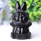 3.3" Pumpkin with Ghost Crystal Carvings for Halloween Best Crystal Wholesalers