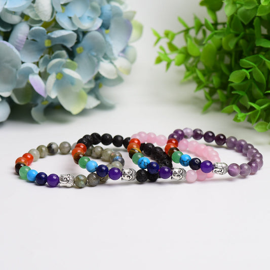 Chakra Mixed Crystal Bracelet Bulk WholesaleBest Crystal Wholesalers