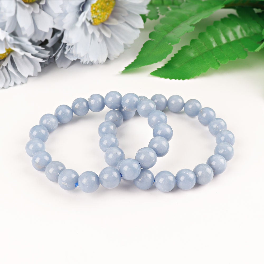 10mm Angelite Crystal Bracelet Best Crystal Wholesalers