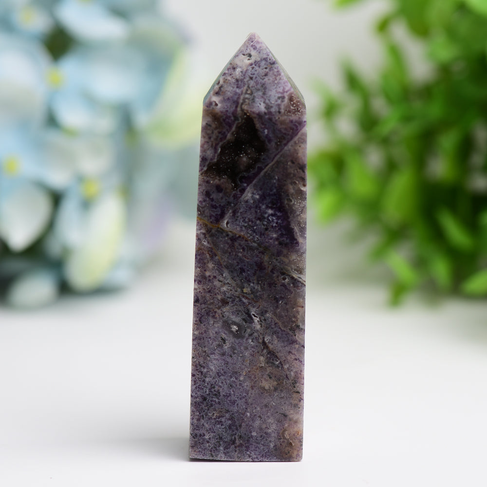 3.0"-4.5" Purple Sphalerite Crystal Tower Bulk Crystal wholesale suppliers