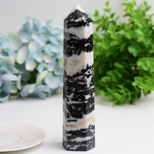 6.0"-8.0" Zebra Jasper Crystal Tower Bulk Crystal wholesale suppliers