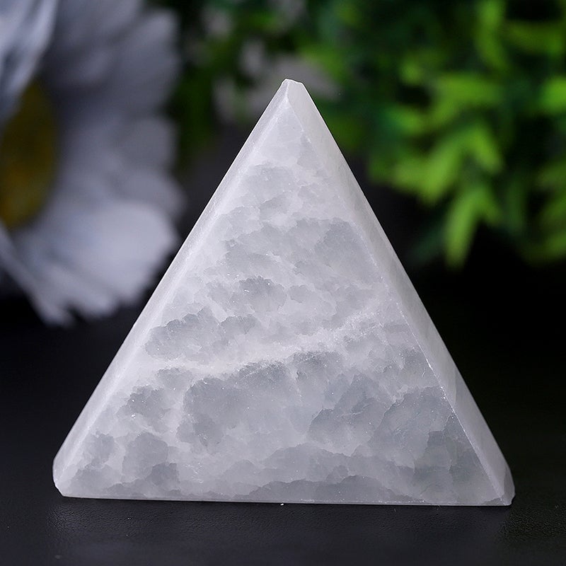 2" Triangle Selenite Slab Crystal Charging Plate Best Crystal Wholesalers