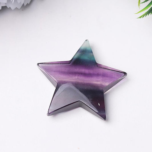 2" Fluorite Star Crystal Carvings Best Crystal Wholesalers