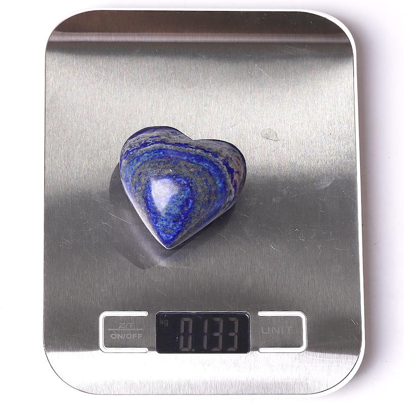 2.0-2.5" Lapis Heart Shape Crystal Carvings Best Crystal Wholesalers