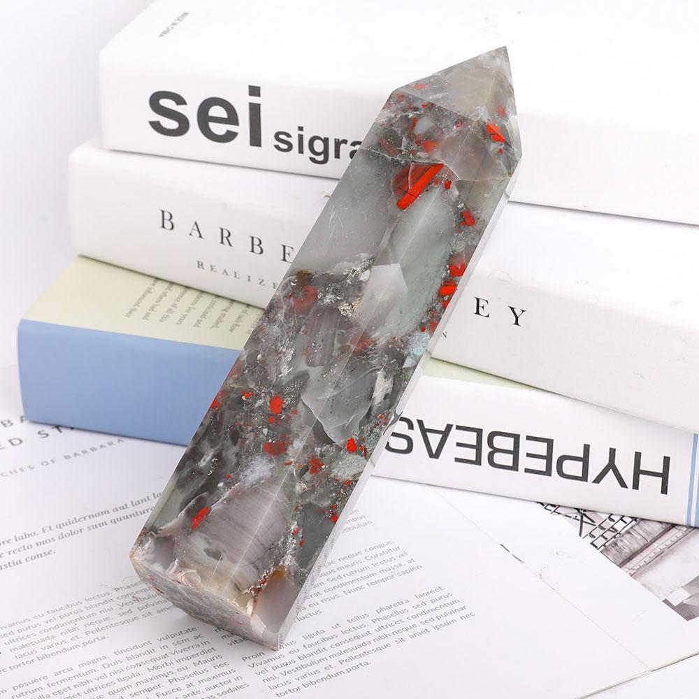 Africa Blood Stone Towers Points Bulk Best Crystal Wholesalers