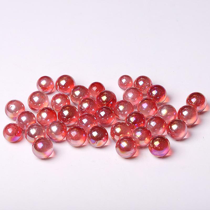 0.5-0.7'' High Quality Red Aura Crystal Spheres Crystal Balls for Healing Best Crystal Wholesalers