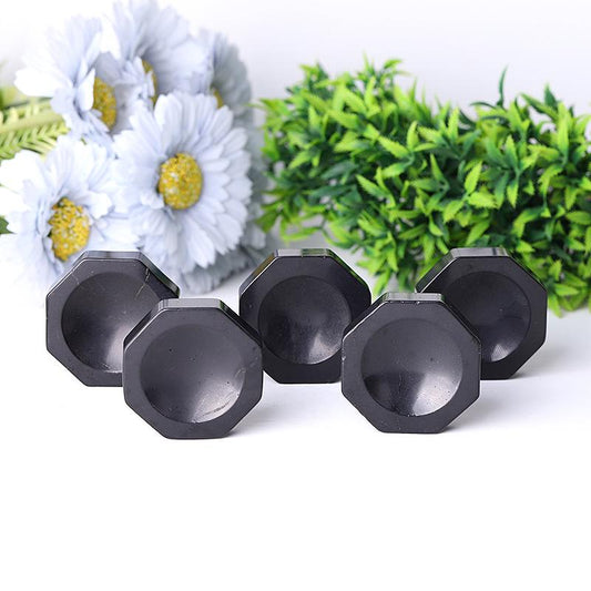 2" Shungite Sphere Holder-Octagon