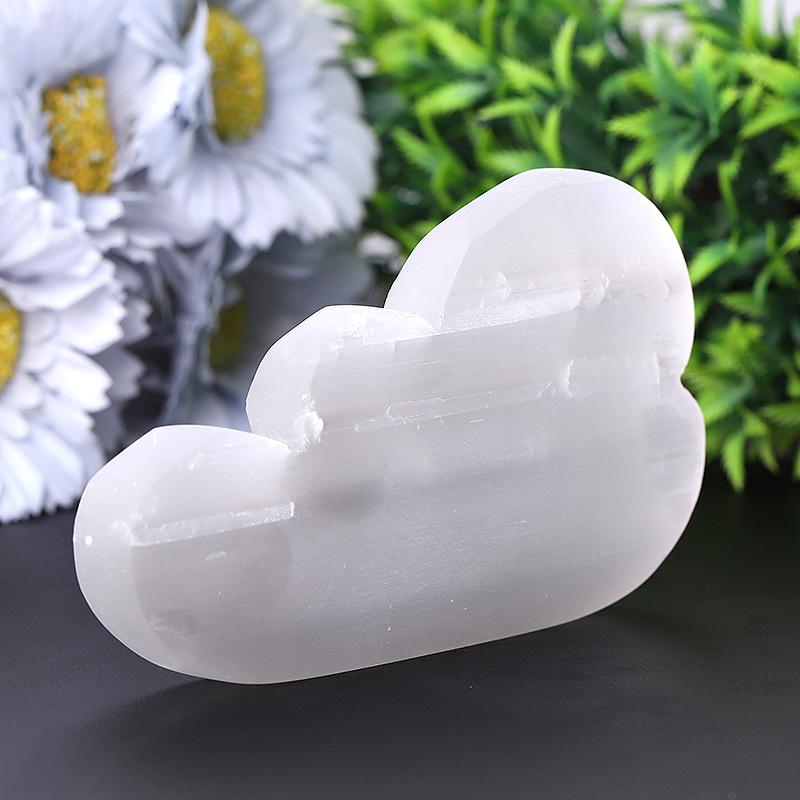 5" Cloud Shape Selenite Carvings Model Bulk Best Crystal Wholesalers