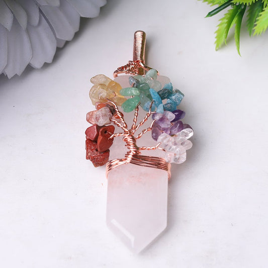 2.5" Tree of Life Crystal Pendant Best Crystal Wholesalers