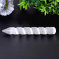 6" Aura Spiral Selenite Wands Bulk Best Crystal Wholesalers