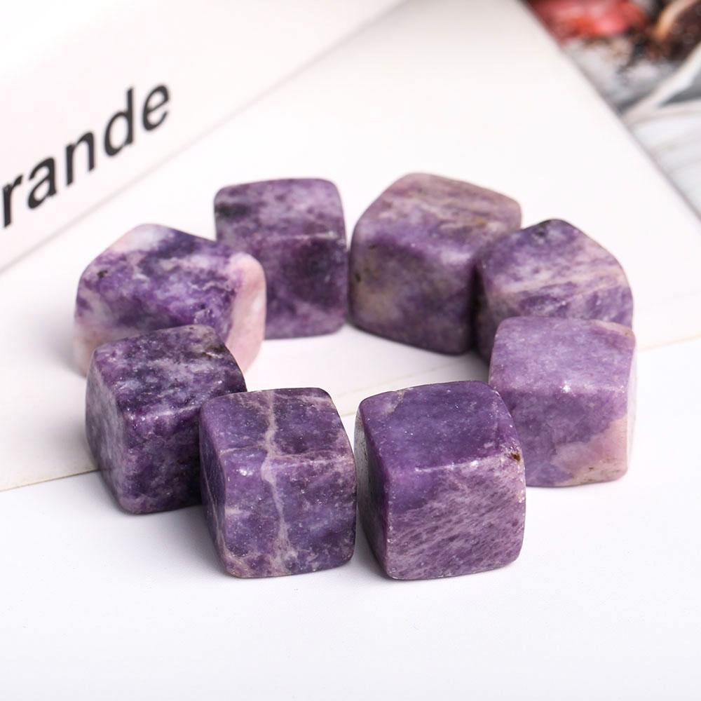 0.1kg Purple Mica Crystal Cubes bulk tumbled stone Best Crystal Wholesalers