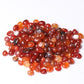 0.1kg Hot Sale Natural Carnelian Round bulk tumbled stone Best Crystal Wholesalers