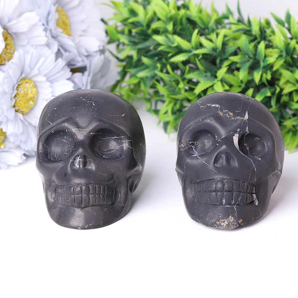 Shcungite Crystal Skull Carvings Best Crystal Wholesalers