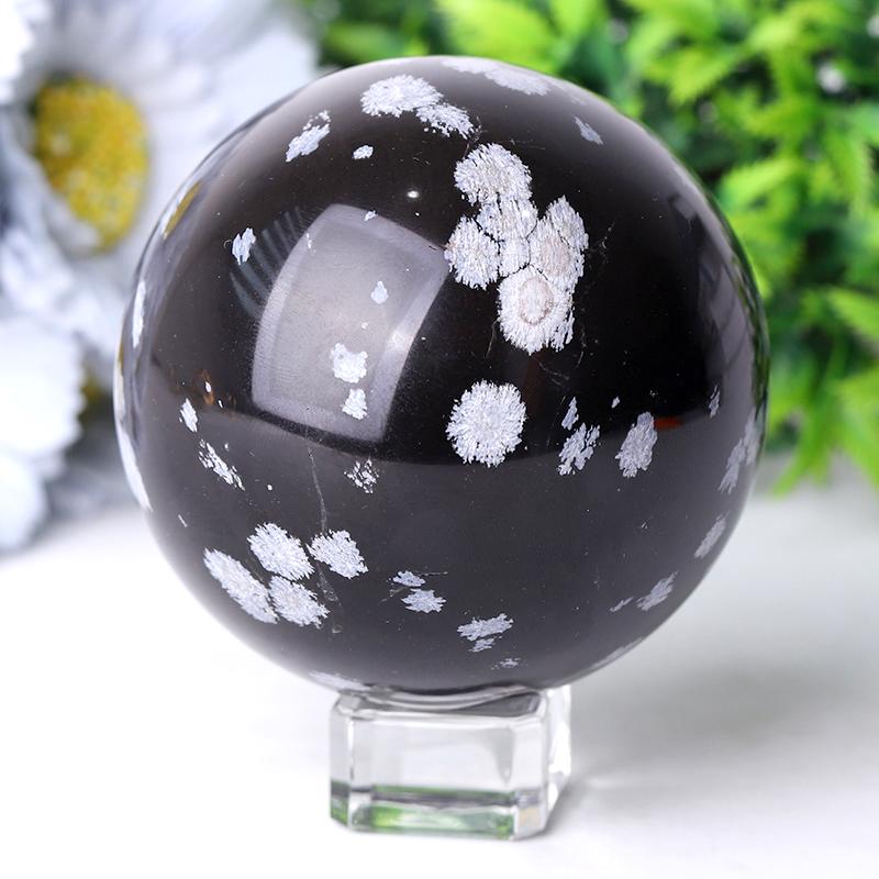 2.0"-4.0" Snowflake Stone Crystal Spheres Best Crystal Wholesalers