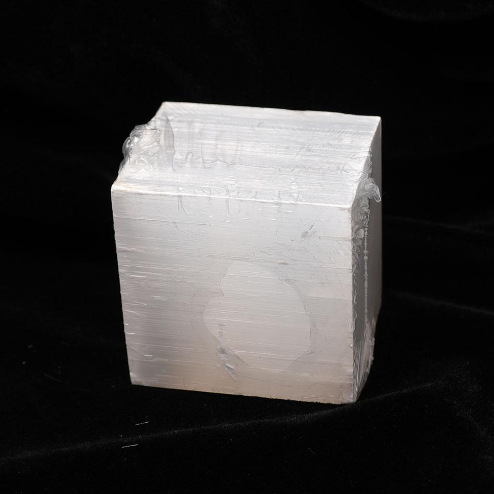 1.8"  220g/pc Selenite Cubes bulk tumbled stone Best Crystal Wholesalers