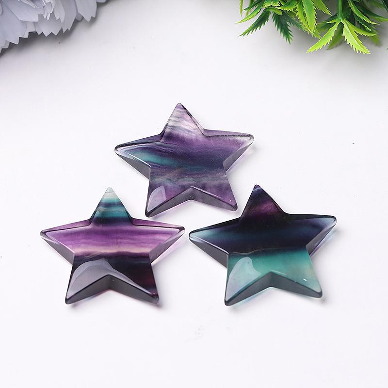 2" Fluorite Star Crystal Carvings Best Crystal Wholesalers