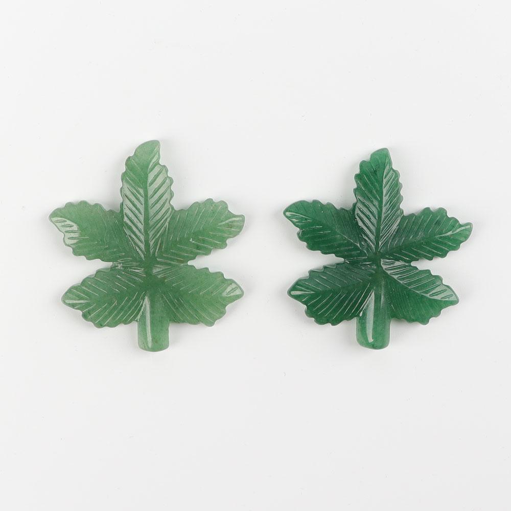 Green Aventurine Leaf Carvings Plants Bulk Best Crystal Wholesalers