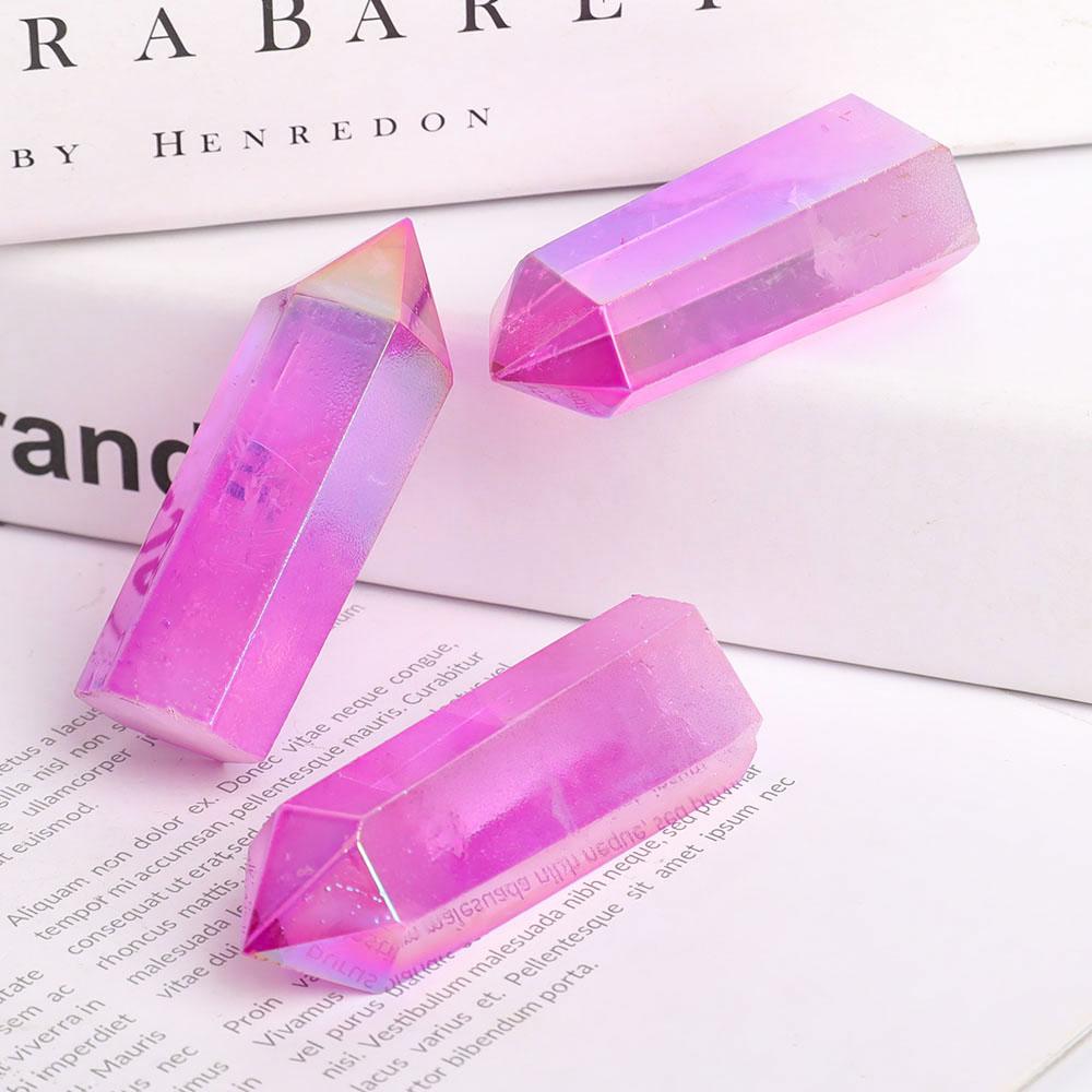 Aura Purple Crystal Towers Points Bulk Best Crystal Wholesalers