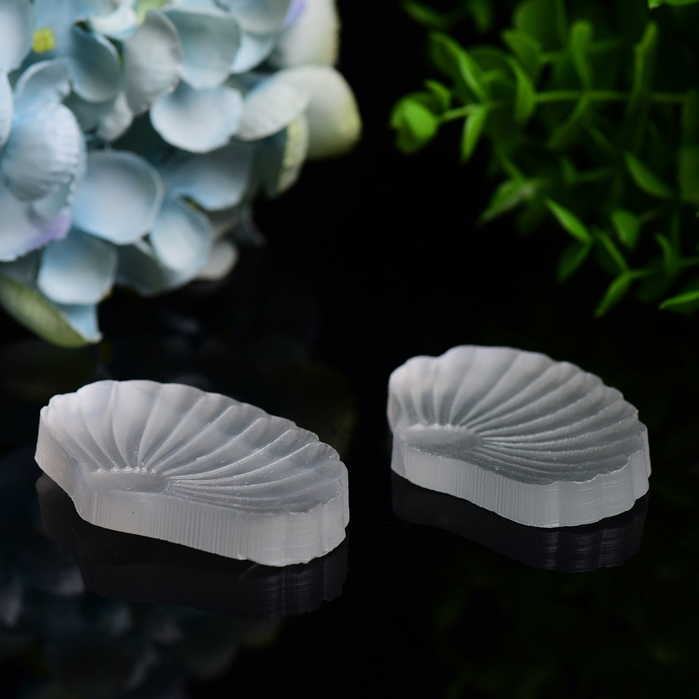 2.7" Selenite Shell Shape Carving Bulk WholesaleBest Crystal Wholesalers