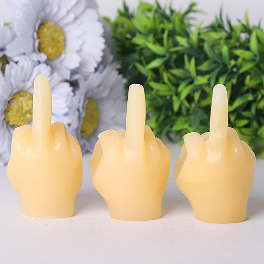 3" Yellow Jade Hand Crystal Carvings Model Bulk Best Crystal Wholesalers