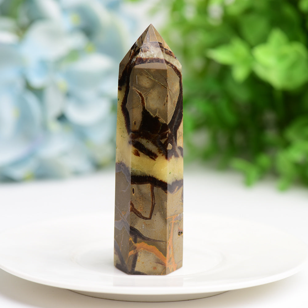 2.5"-4.5" Septarian  Septarium Crystal Points Towers  Bulk Best Crystal Wholesalers