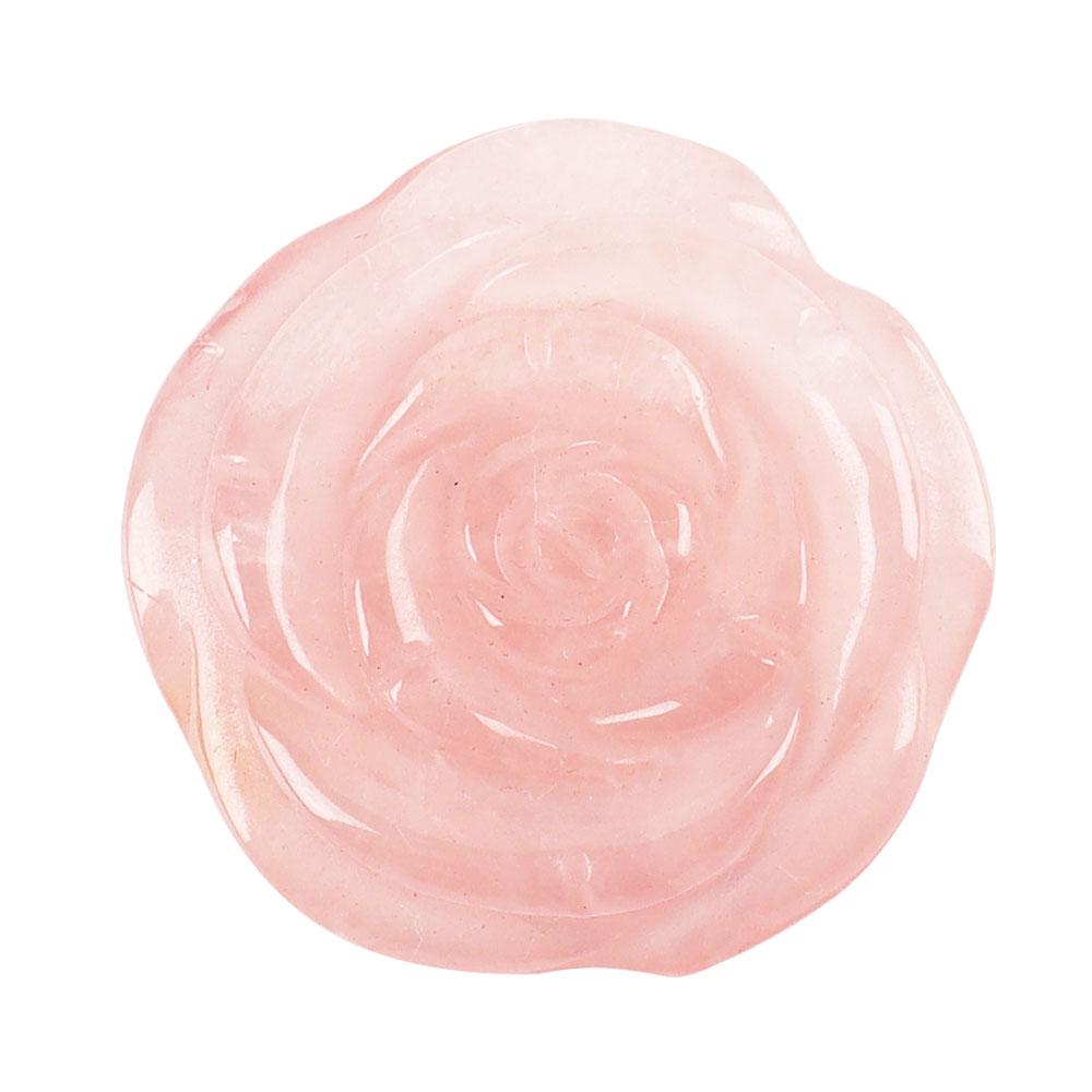 Crystal Flower Pocket Stone Hand Carved Gemstone Flower Healing Crystal Rose Flower For Sale Plants Bulk Best Crystal Wholesalers