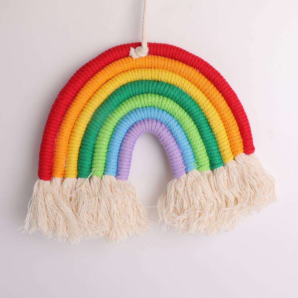 Rainbow Design Fabric Hanging Ornament Best Crystal Wholesalers