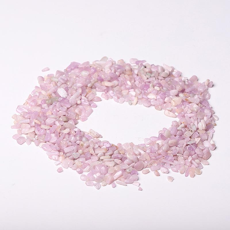 0.1kg Different Size Natural Kunzite Crystal Chips for Decoration Best Crystal Wholesalers