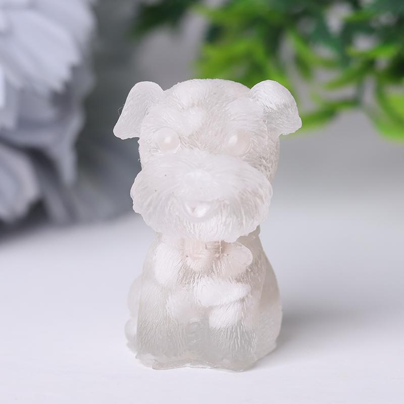 Wholesale Resin Crystal Schnauzer Dog Best Crystal Wholesalers