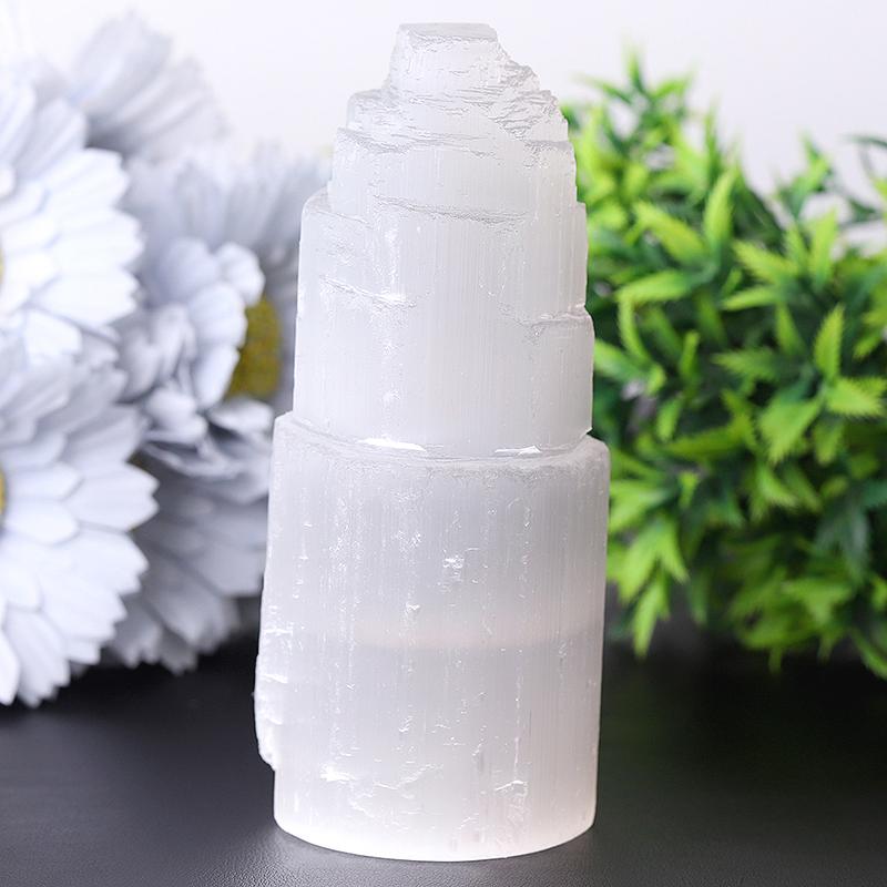 5" Selenite Towers Points Bulk Best Crystal Wholesalers