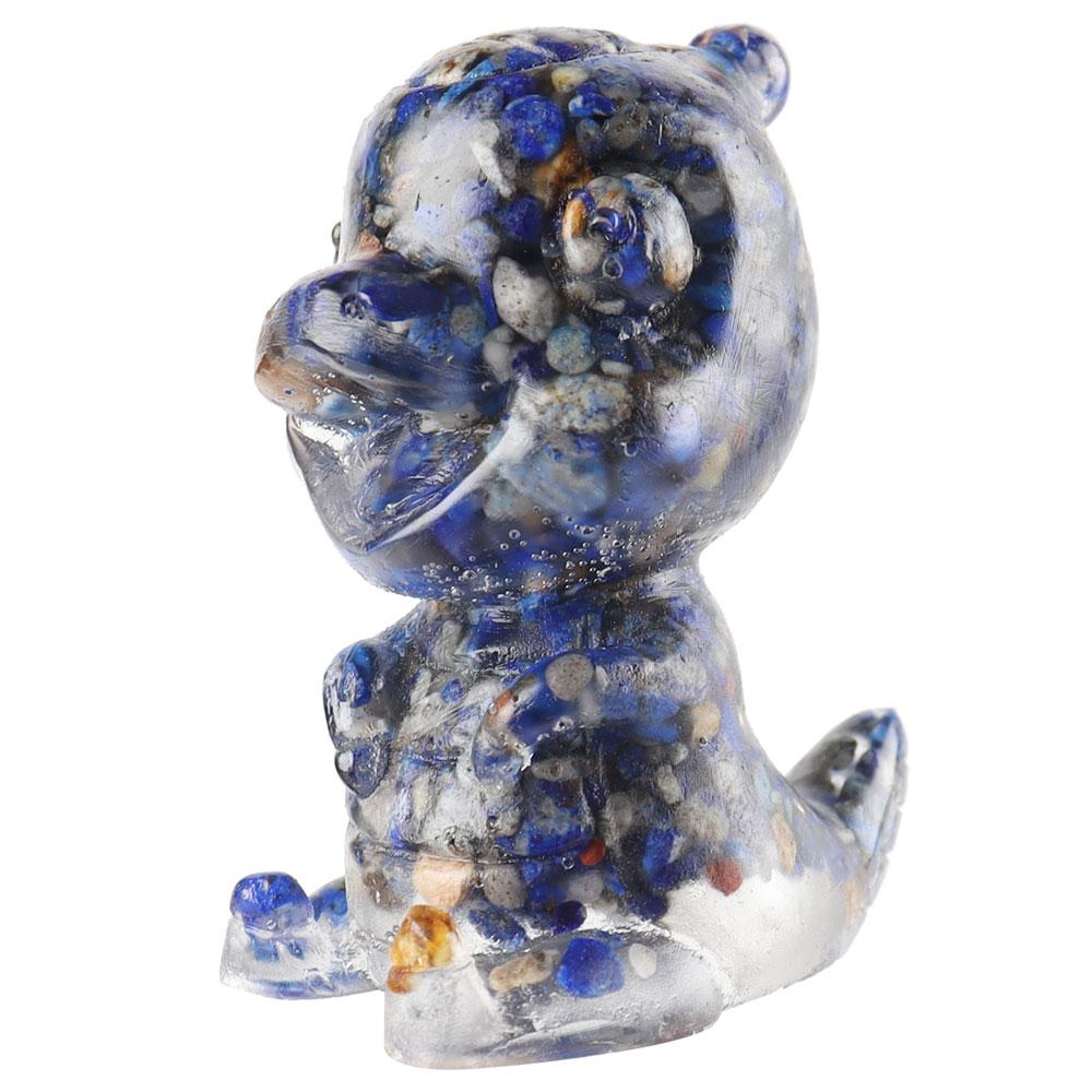 Dinosaur Crystal Chips Resin Figurine Decor