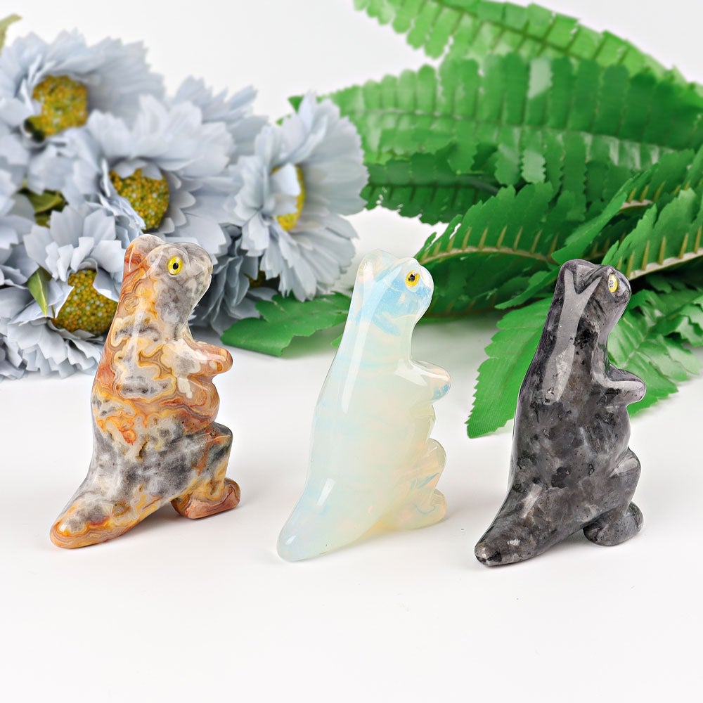 2.5" Dinosaur Crystal Carving Animal Bulk Best Crystal Wholesalers