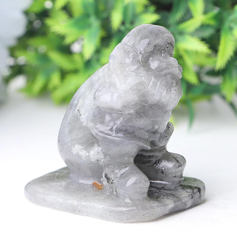 2.2" Labradorite Santa Claus Crystal Carvings Best Crystal Wholesalers