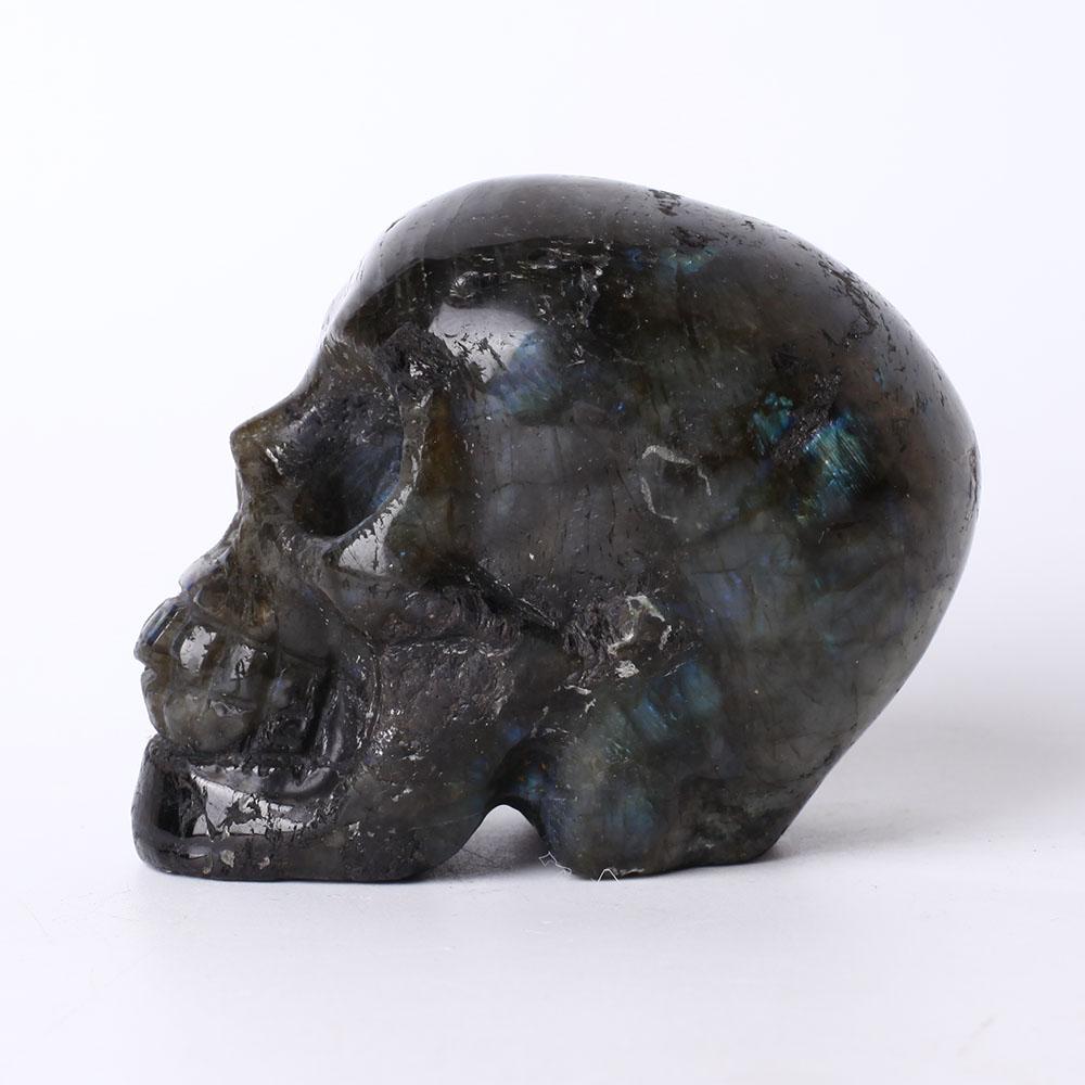 3" Larbradorite Crystal Carving Skull Best Crystal Wholesalers