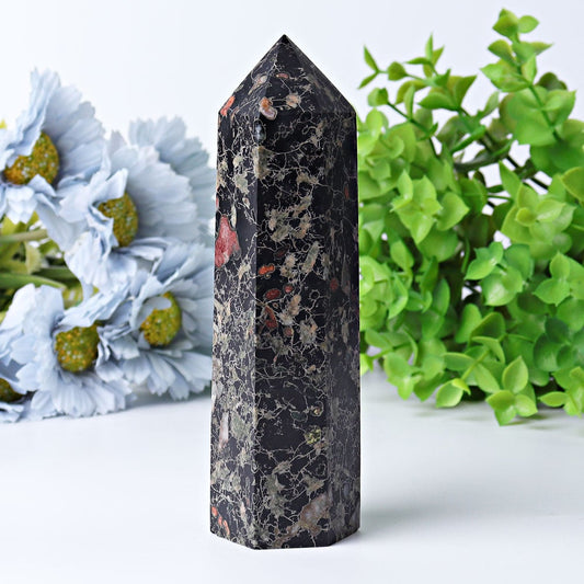 6" Plum Blossom Jade Crystal Towers Points Bulk Best Crystal Wholesalers