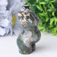 3" Moss Agate Model Carving Best Crystal Wholesalers