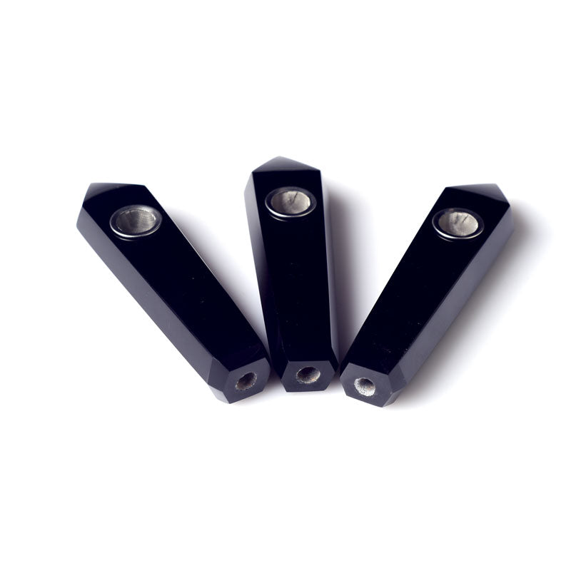 Obsidian Smoking Pipe wholesale support mixed customization