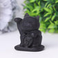 2" Black Obsidian Crystal Carvings Cartoon Bulk Best Crystal Wholesalers