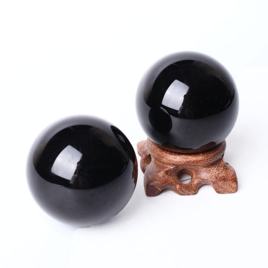 6cm Black Obsidian Crystal Sphere Best Crystal Wholesalers