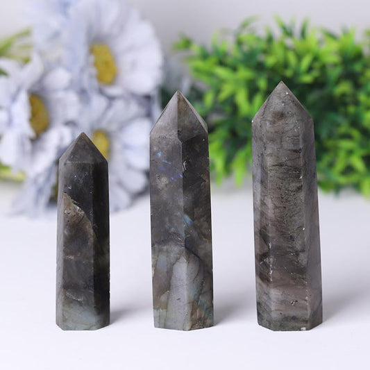 Natural Labradorite Point Healing Towers Points Bulk for Collection Best Crystal Wholesalers