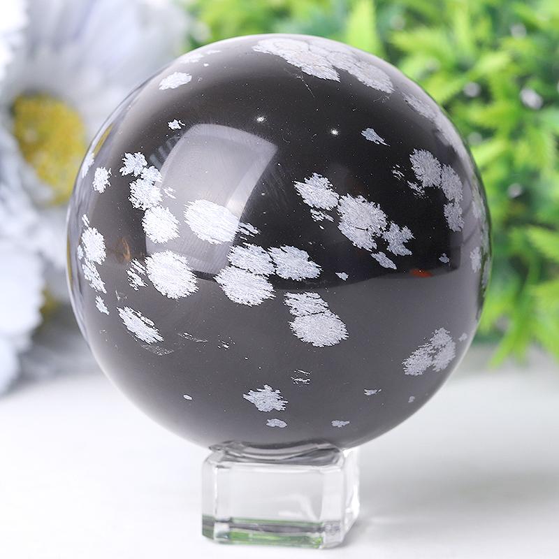 2.0"-4.0" Snowflake Stone Crystal Spheres Best Crystal Wholesalers