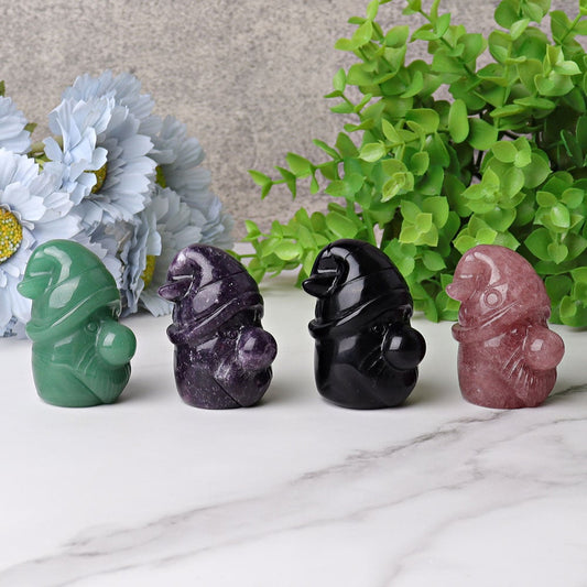 2.2" Gnomes Crystal Carvings Animal Bulk Best Crystal Wholesalers